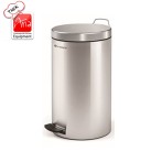 سطل زباله پدالی 20 لیتری با درب استیل